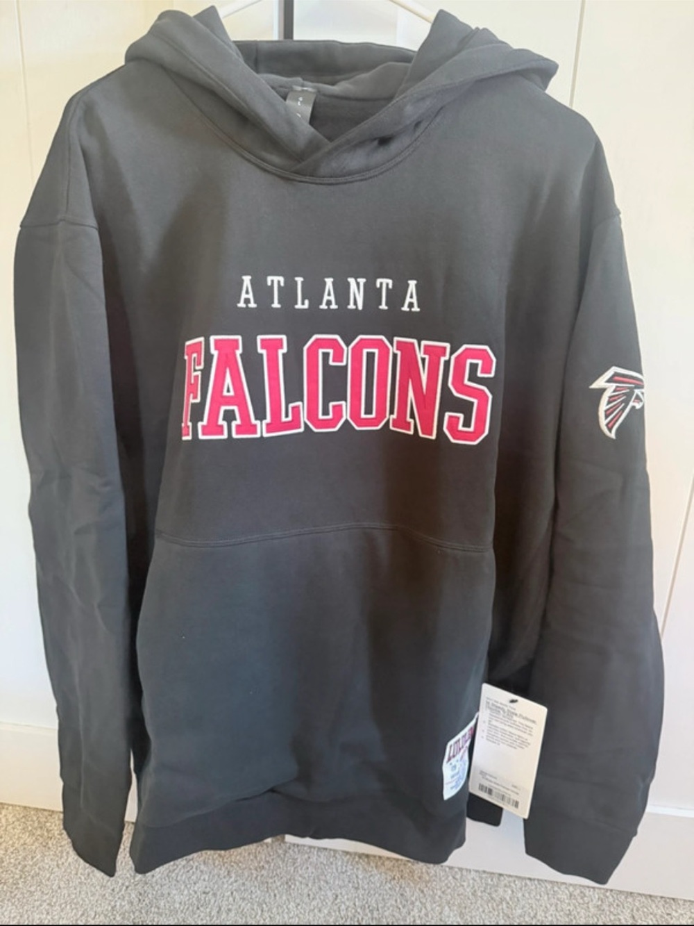 Lululemon NFL Atlanta Falcons steady state pullover hoodie, size large